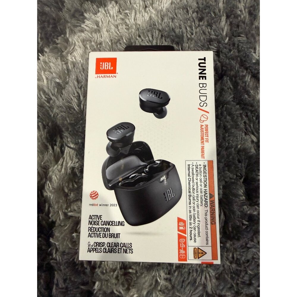 JBL Tune Buds - True wireless Noise Cancelling earbuds, JBL Pure Bass Sound, Blu